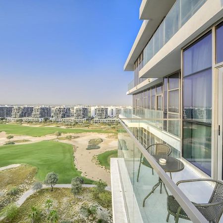 Sunlit Studio At Golf Promenade 2A Damac Hills By Deluxe Holiday Homes Dubai Exterior photo